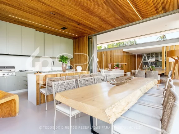 Imagem Fascinante residência contemporânea, totalmente mobiliada e com vista única para o campo de golfe à venda no Terras de São José I