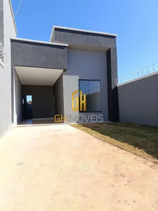 CA1603Linda casa nova com 3 quartos sendo 1 suíte no Jardim Miramar A casa possui - 3 quartos sendo...