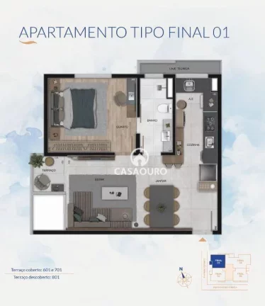 Imagem Apartamento à venda, 53 m² por R$ 975.700,00 - São Pedro - Belo Horizonte/MG