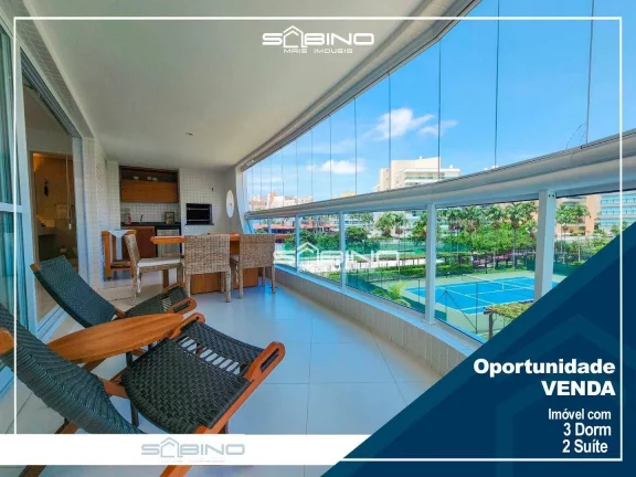 Foto do imóvel Apartamento à venda, com 3 dormitórios 2 Suítes 141m² 3 vagas- Riviera de São Lourenço - Bertioga/SP