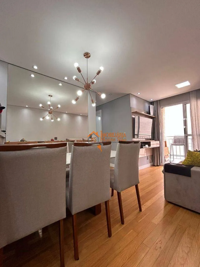 Imagem Apartamento com 3 dormitórios à venda, 62 m² por R$ 415.000,00 - Jardim Bela Vista - Guarulhos/SP
