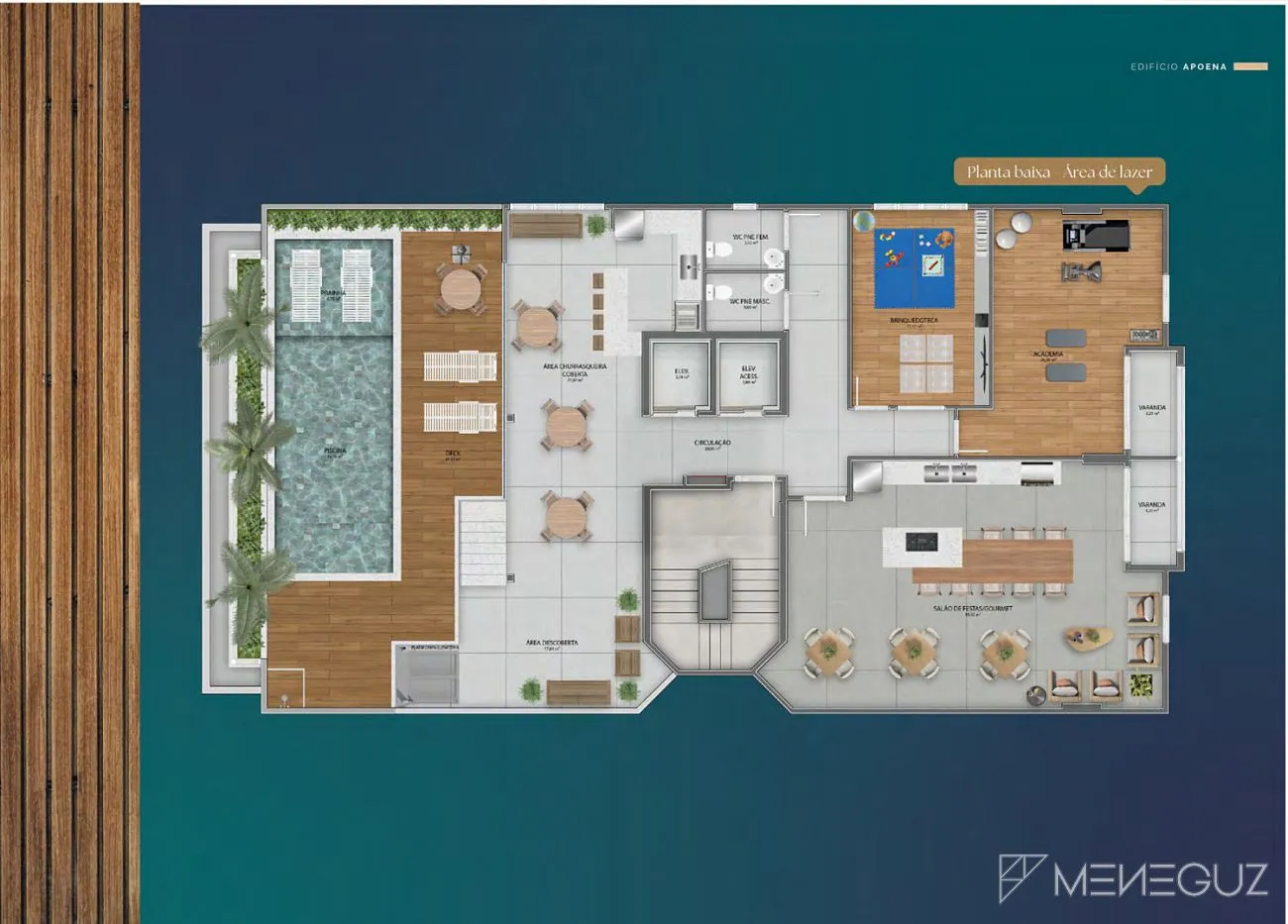 Imagem Apoena - Empreendimento de 2 quartos na Bacutia, Enseada Azul