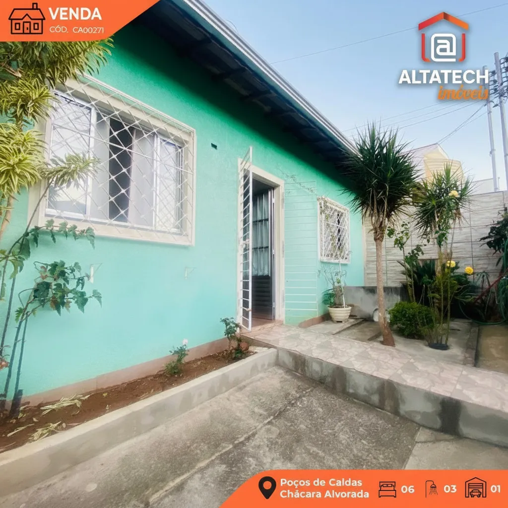 Imagem Casa 6 quartos à venda em Chácara Alvorada, Poços de Caldas