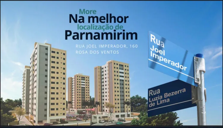 Imagem Apartamento com 2 Quartos à Venda, 51 m² em Rosa dos Ventos - Parnamirim