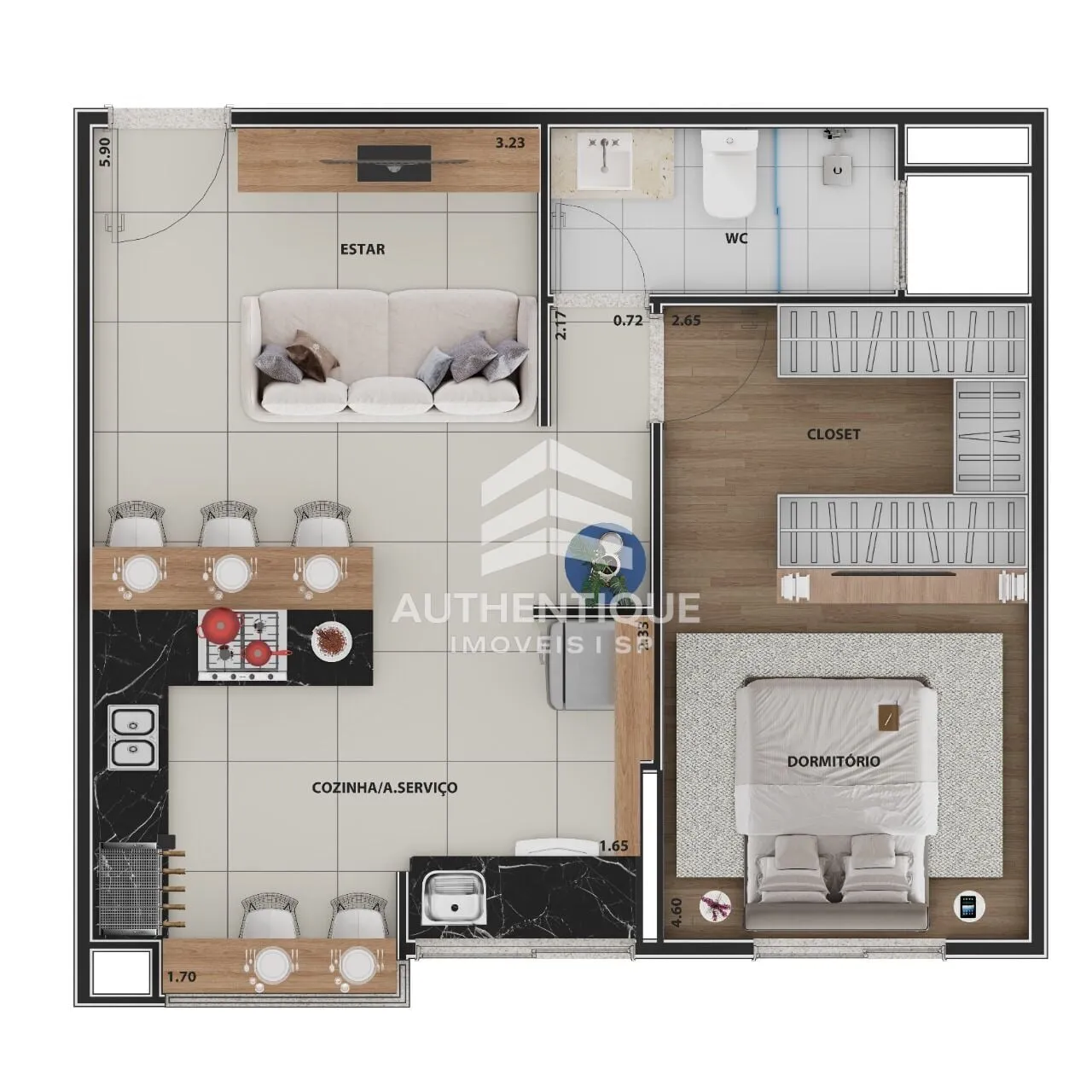 Imagem CS Quirino de Lima - Centro - São Bernardo do Campo - Apartamento à venda no bairro Centro - São Bernardo do Campo/SP