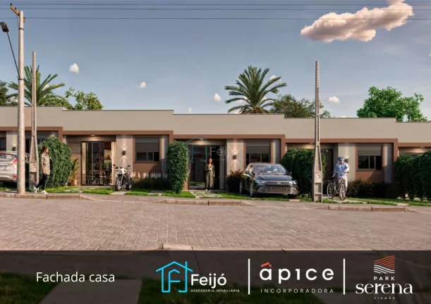Imagem Casas 2 dormitórios com pátio e churrasqueira - Viamão