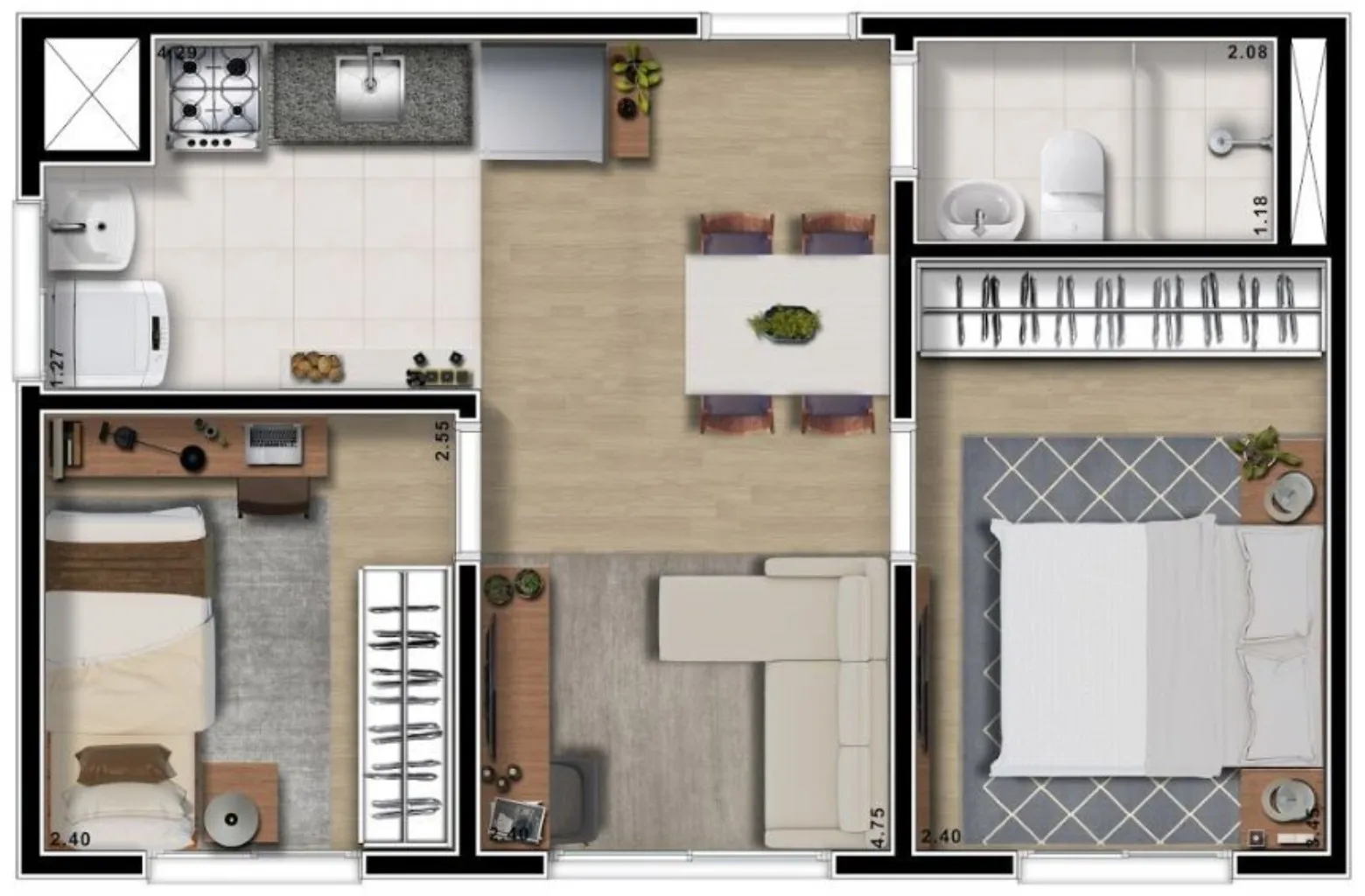 Imagem APARTAMENTO RESIDENCIAL em São Paulo - SP, Colônia (Zona Leste)