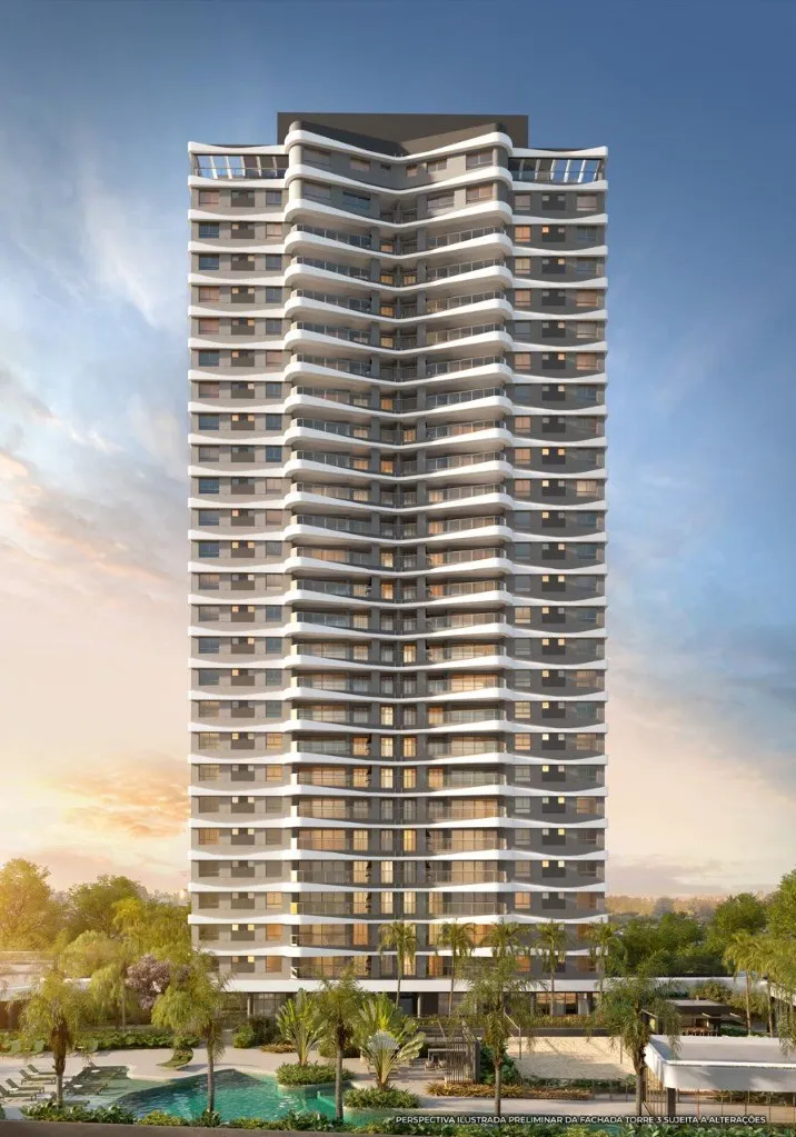 Imagem Apartamento de luxo no Condomínio Terracota Espaço Cerâmica em São Caetano do Sul-SP: 3 quartos, 3 suítes, 4 banheiros, 2 vagas, 122m².