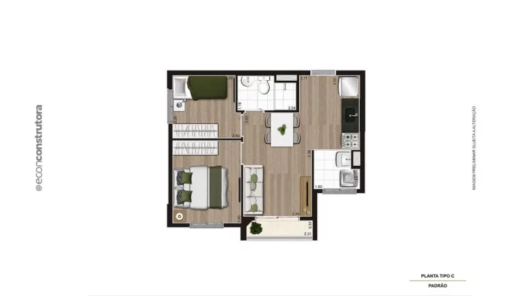 Imagem HYPE STYLE - ECON - Studio 29m², em excelente localização, a poucos metros do Parque Villa-Lobos!!