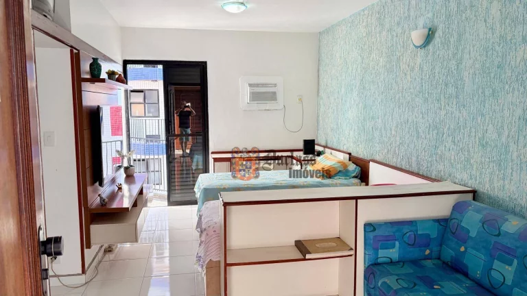 Imagem Flat com 1 dormitório à venda, 50 m² por R$ 200.000 - Centro - São Vicente/SP