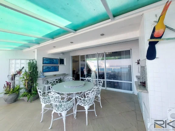 Imagem Apartamento cobertura duplex frente mar com 4 dormitórios, 310 m²