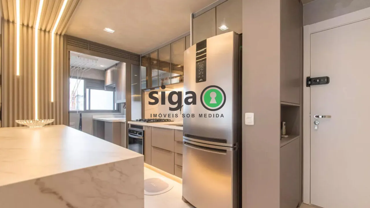 Imagem Apartamento com 2 dormitórios à venda no Brooklin - São Paulo - SP - Mobiliado