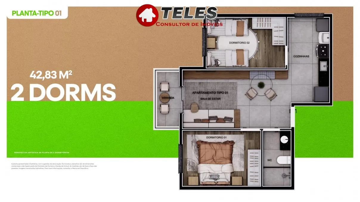 Foto do imóvel MCMV Vila Jacuí: Apartamentos Modernos com Varanda e Lazer em Avenida Afonso Lopes de Baião