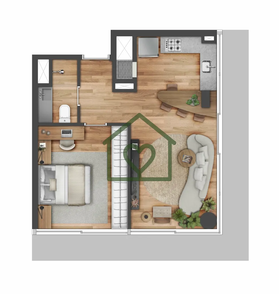 Imagem Comissão 6% Descubra o seu novo lar em um empreendimento exclusivo, localizado em um dos melhores p...