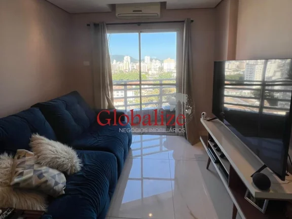 Imagem Apartamento à venda com 73m², 2 quartos, varanda, Piscina, 1 vaga por R$586.000,00 na Aparecida em Santos