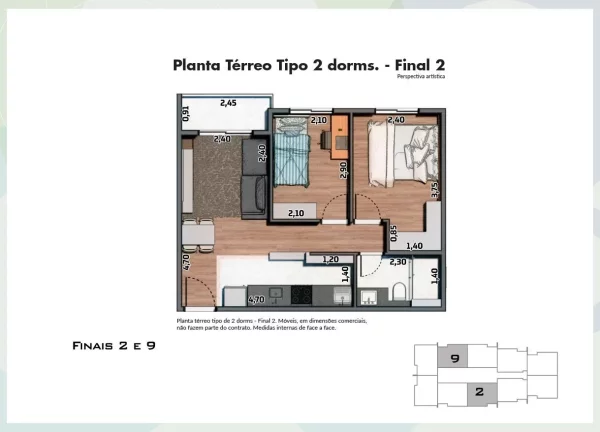 Imagem TEO IMIRIM - VEMPLAN - Aptos de 40 e 41m², 2 dorms, em excelente localização da zona norte de SP!!
