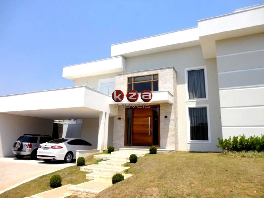 Imagem Casa de luxo em condomínio exclusivo: 3 suítes, 3 salas, 6 banheiros, 2 vagas na cidade de Valinhos-SP no Condomínio Portal do Lago.