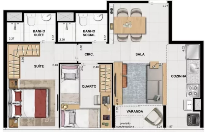 Imagem APARTAMENTO RESIDENCIAL em Rio de Janeiro - RJ, Barra da Tijuca