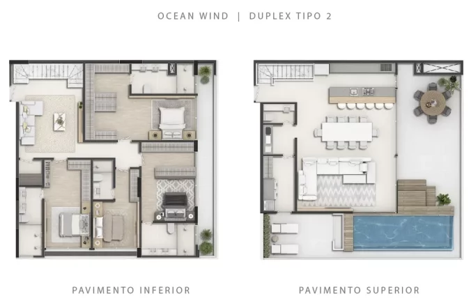 Imagem Ocean Wind Residence - Apartamento à venda no bairro Praia Brava de Itajaí - Itajaí/SC