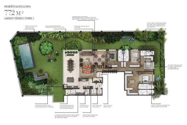 Imagem Residência Exclusiva Adolpho Lindenberg com 4 suítes, varanda gourmet e piscina, à venda, 772 m² por R$ 21.608.900 - Jardim América - São Paulo/SP