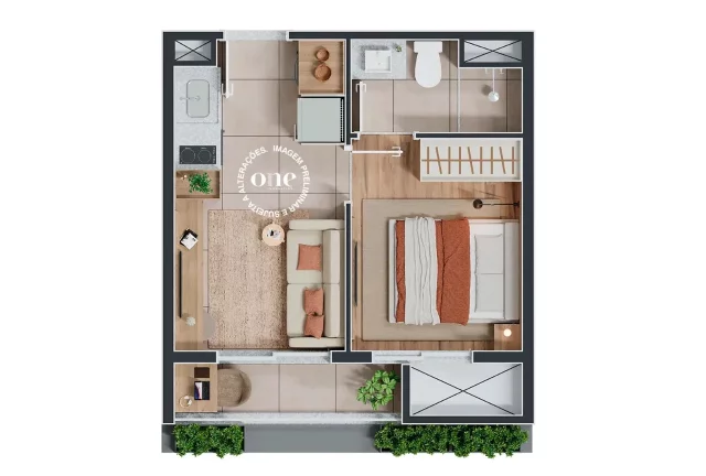 Imagem NEX ONE ANGÉLICA - Studios de 22m² (NR), a apenas 400m do Shopping Pátio Higienópolis!