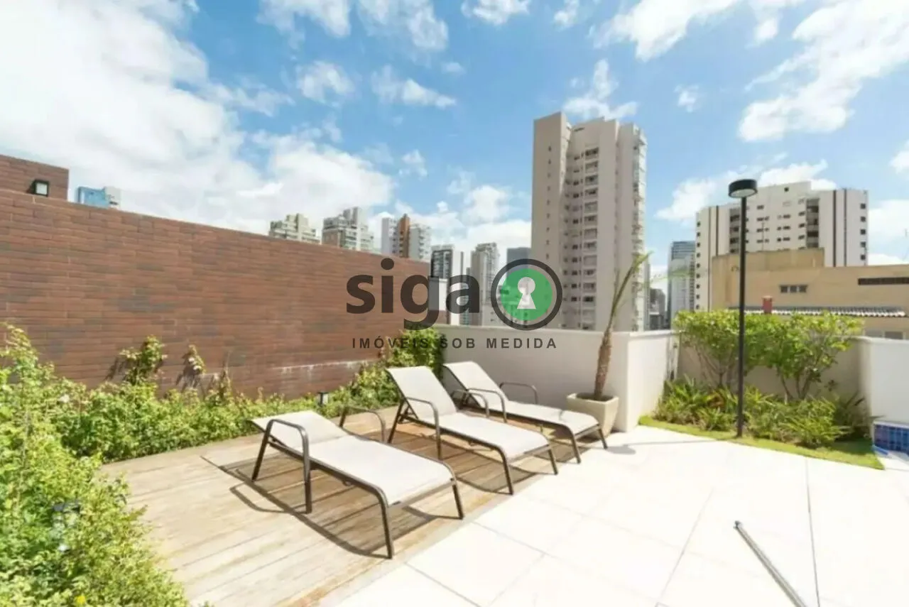 Imagem Apartamento no Brooklin com 1 quarto e 1 vaga - 32m² - Venda e Locação