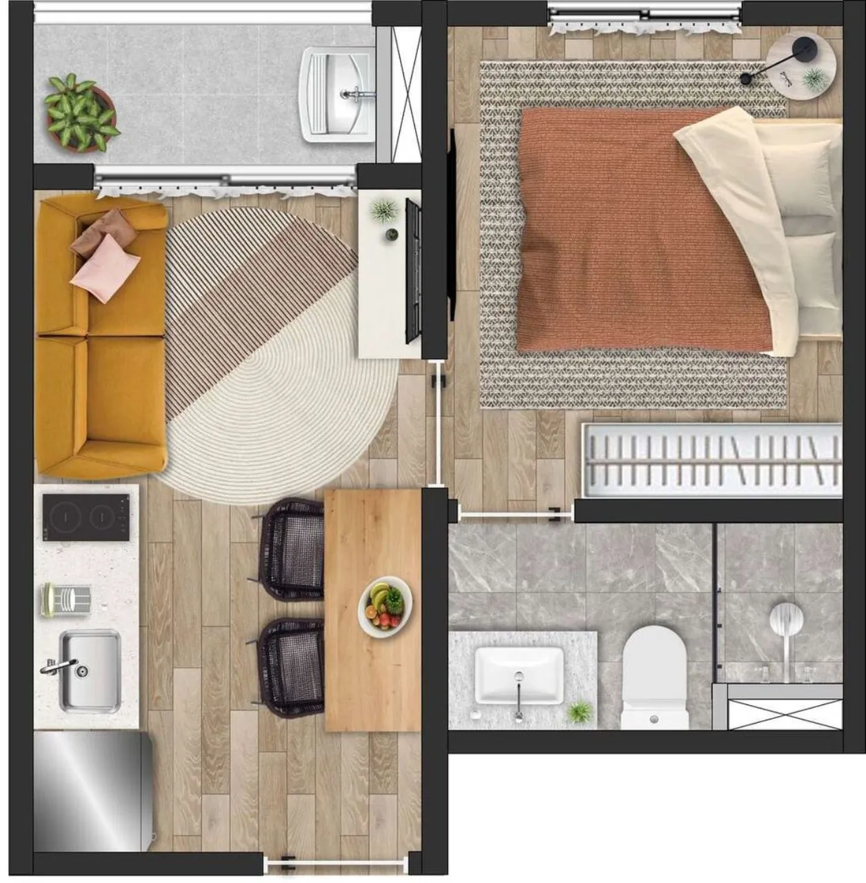 Imagem Comprar apartamento com 2 quartos em Perdizes São Paulo SP, apartamento studio com 2 dormitórios a venda em Perdizes São Paulo SP, ap em Vila Pompéia