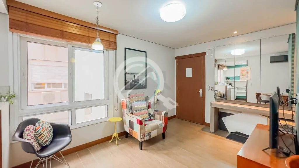 Imagem Excelente apartamento com 2 suítes totalmente mobiliado, inclusive com os eletrodomésticos, 49,62m...