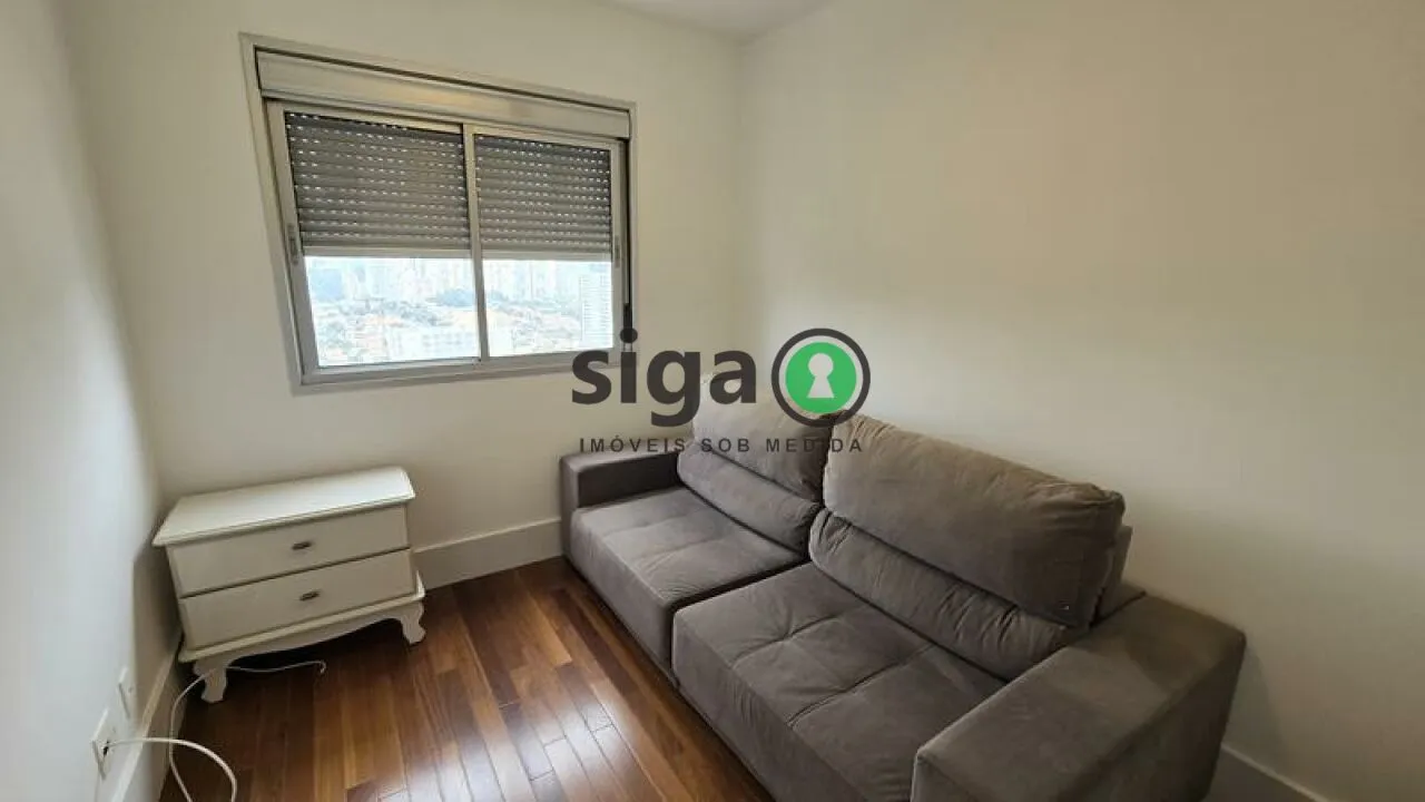 Imagem Brooklin - 105 m² - 2 dormitórios sendo 2 Suítes - Varanda Gourmet - Pronto para Morar