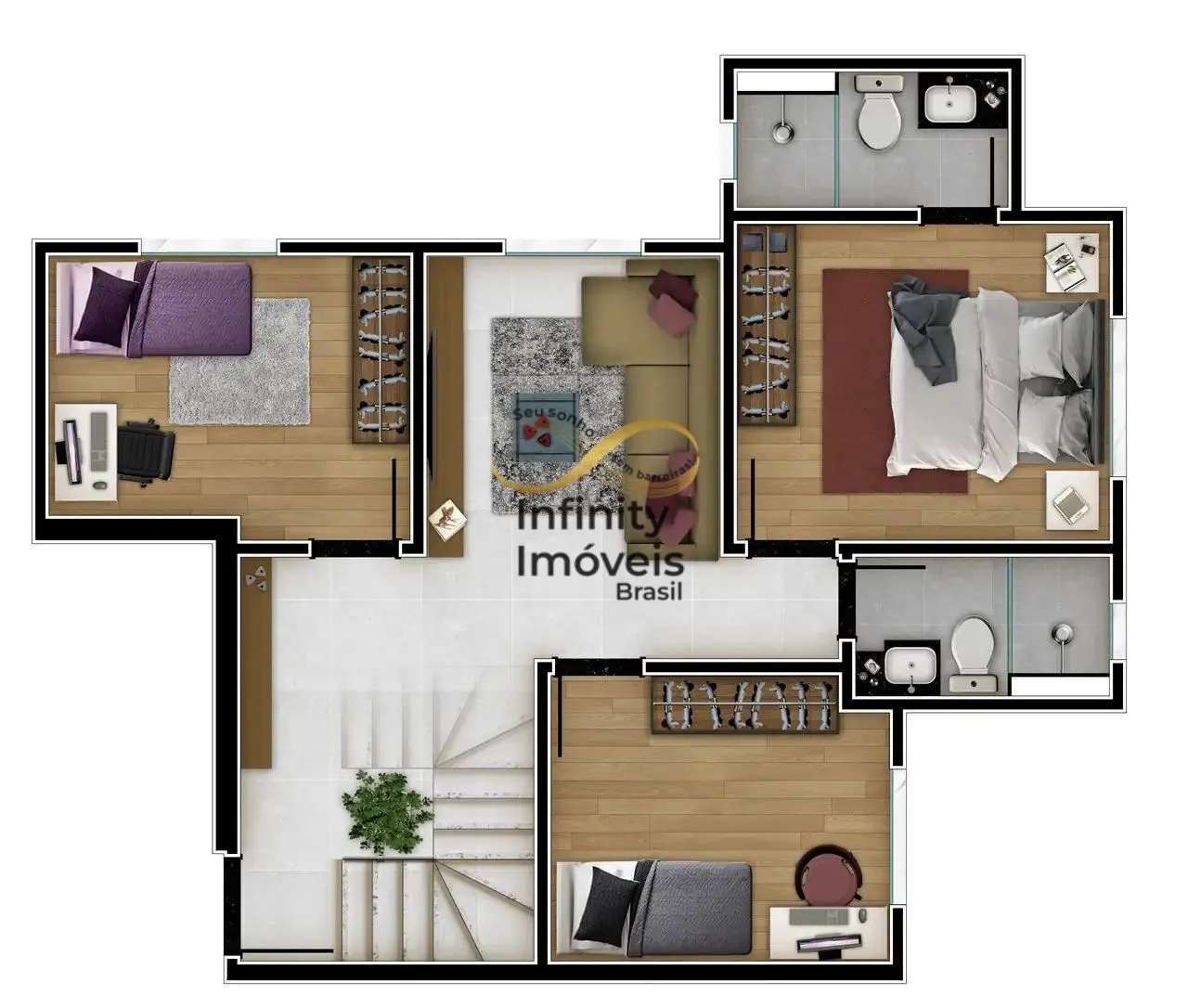 Imagem PLACE CAIÇARA - Apartamento à venda no bairro Alto Caiçaras - Belo Horizonte/MG