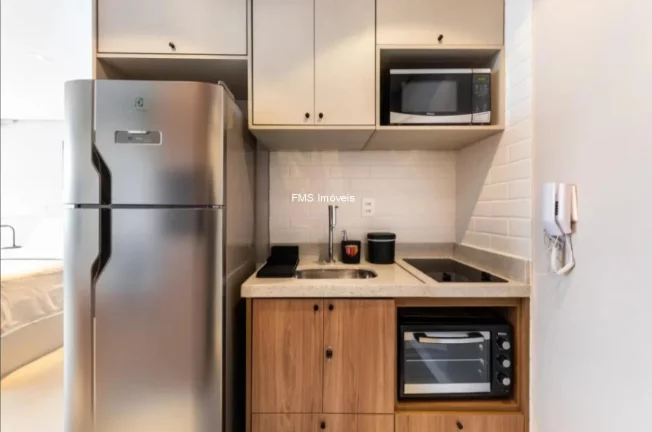 Imagem Apartamento à venda em Moema, São Paulo-SP: 1 quarto, 1 banheiro, 34m² de área.