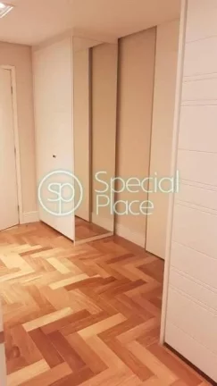 Imagem Apartamento com 204m², andar alto em Moema Índios. Ensolarado, sala ampla integrada a varanda gour...