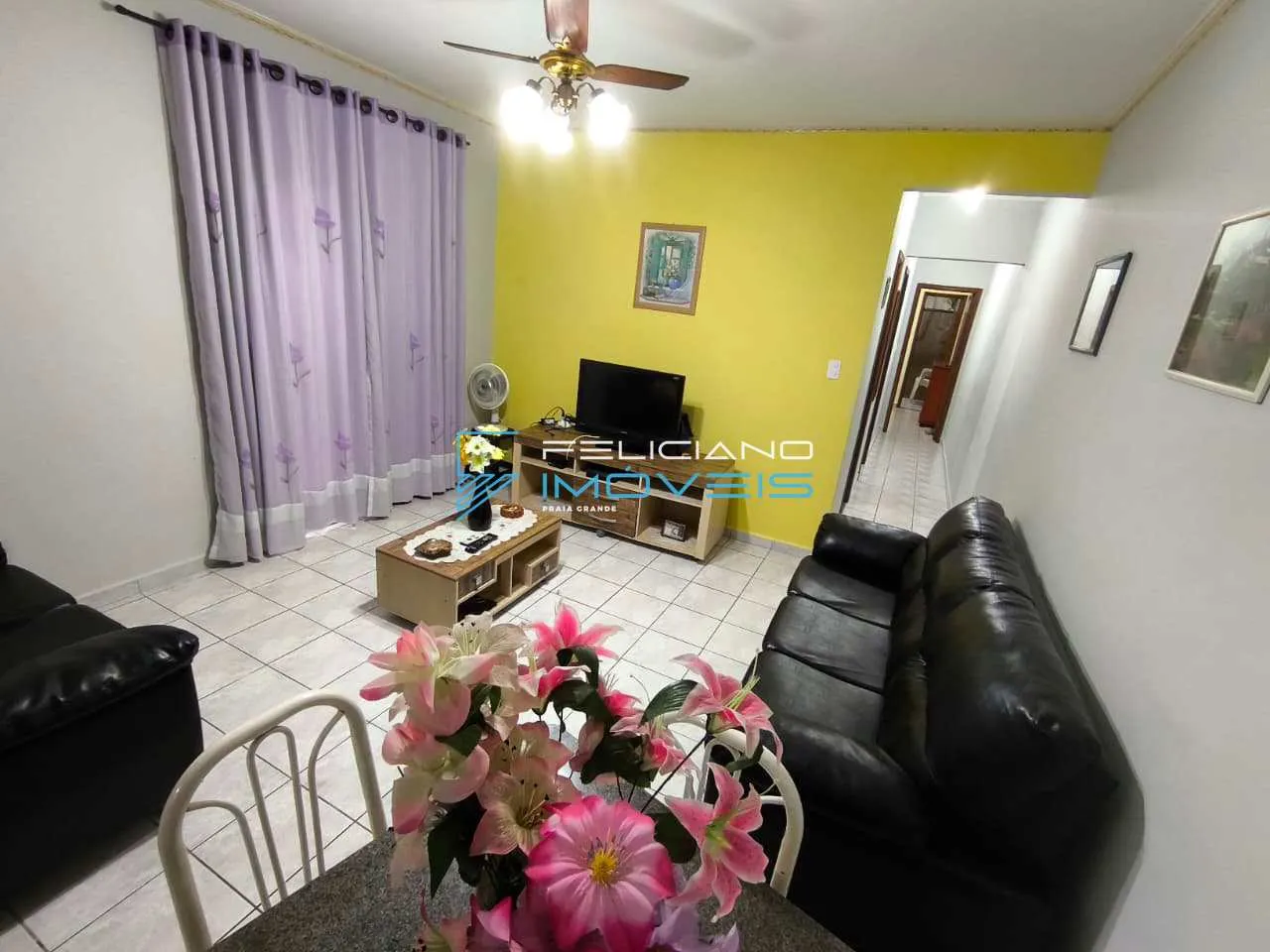 Imagem Apartamento com 2 quartos, Guilhermina, Praia Grande - R$ 450 mil, Cod: 7432