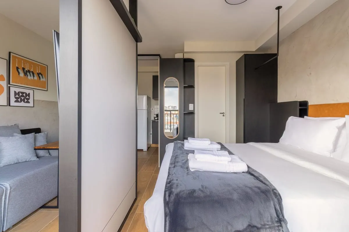 Imagem Apartamento com 1 Quarto para alugar, 24m² - Jardim São Paulo