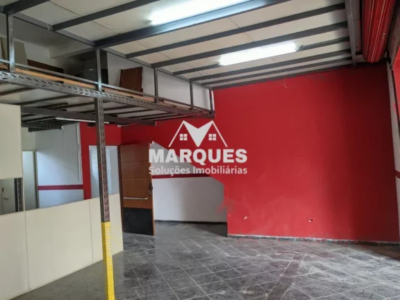 Imagem Salão espaçoso com mezanino c/ 70m2