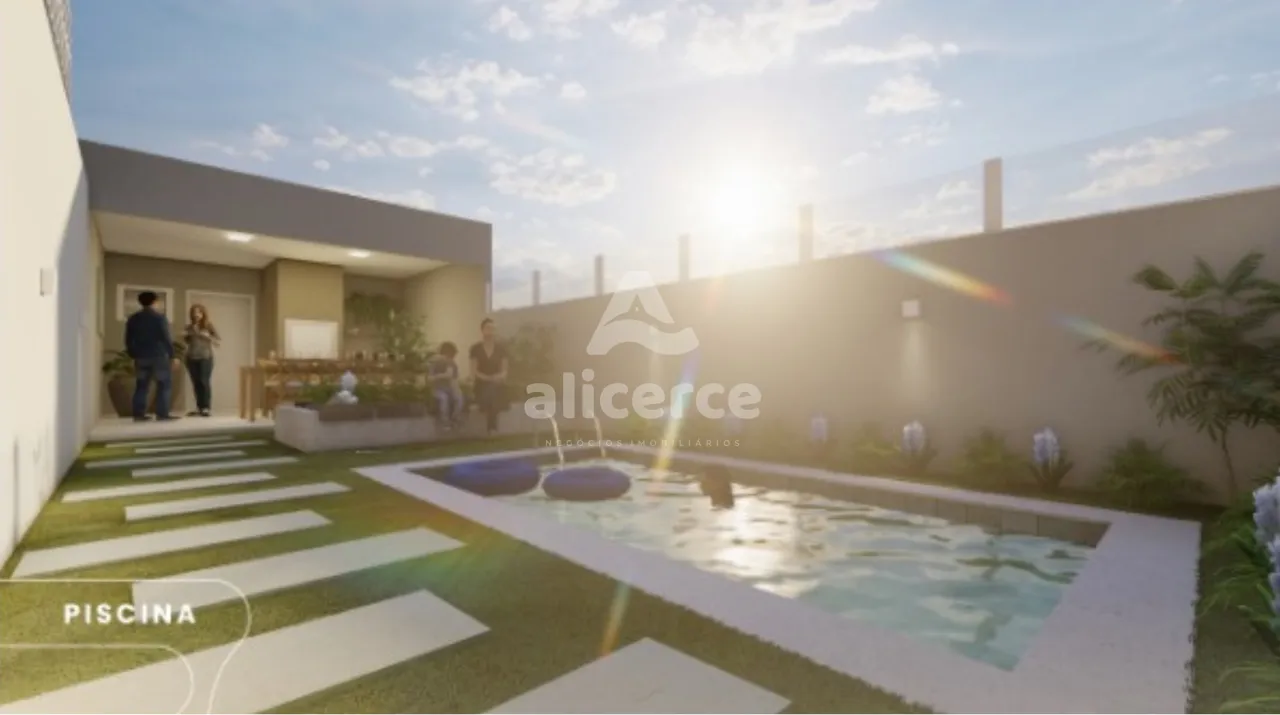 Imagem Apartamento amplo de 2 dormitórios com suíte, terraço e Hobby box em Areias - São José - SC