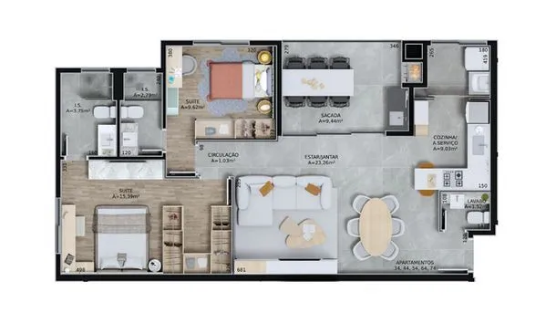 Imagem Loft à venda, 39 m² por R$ 549.997,00 - Tambaú - João Pessoa/PB