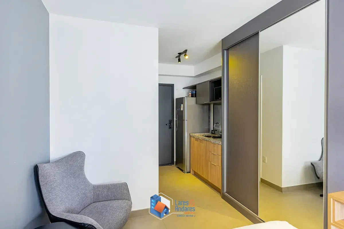 Imagem Studio para venda em Indianópolis com 1 quarto, 26m²