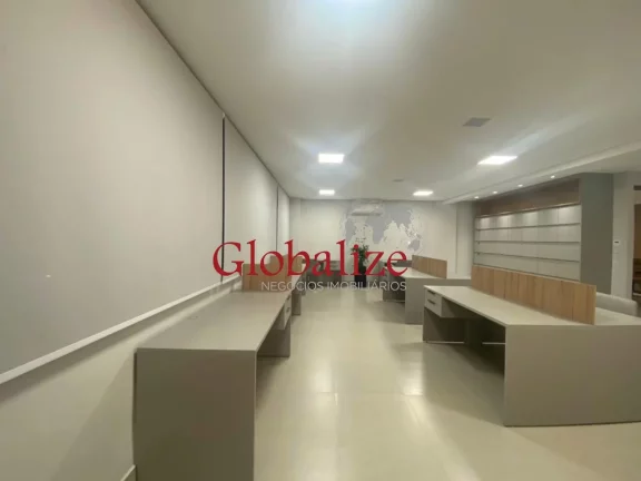 Imagem Sala comercial à venda com 100m², 1 vaga, recepção por R$480.000,00 na Vila Mathias em Santos