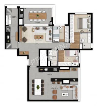 Imagem Apartamento com 2 Quartos à Venda, 89 m² em Jardim Prudência - São Paulo