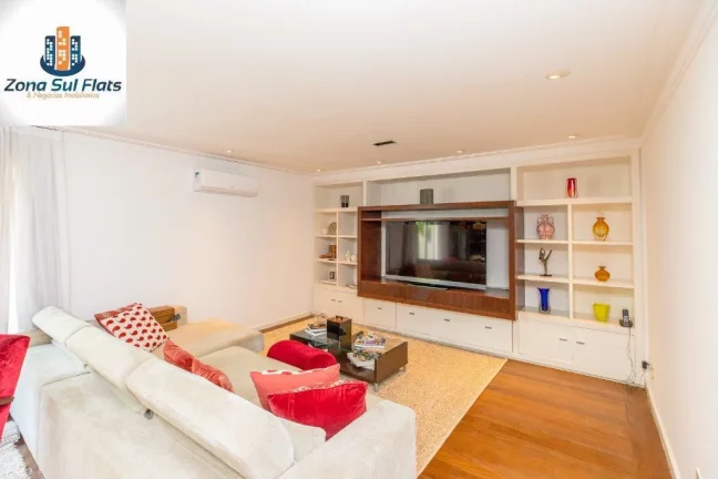Imagem Casa Alto Padrão à Venda No Morumbi Com 4 Suítes e 6 Vagas - Condomínio Fechado