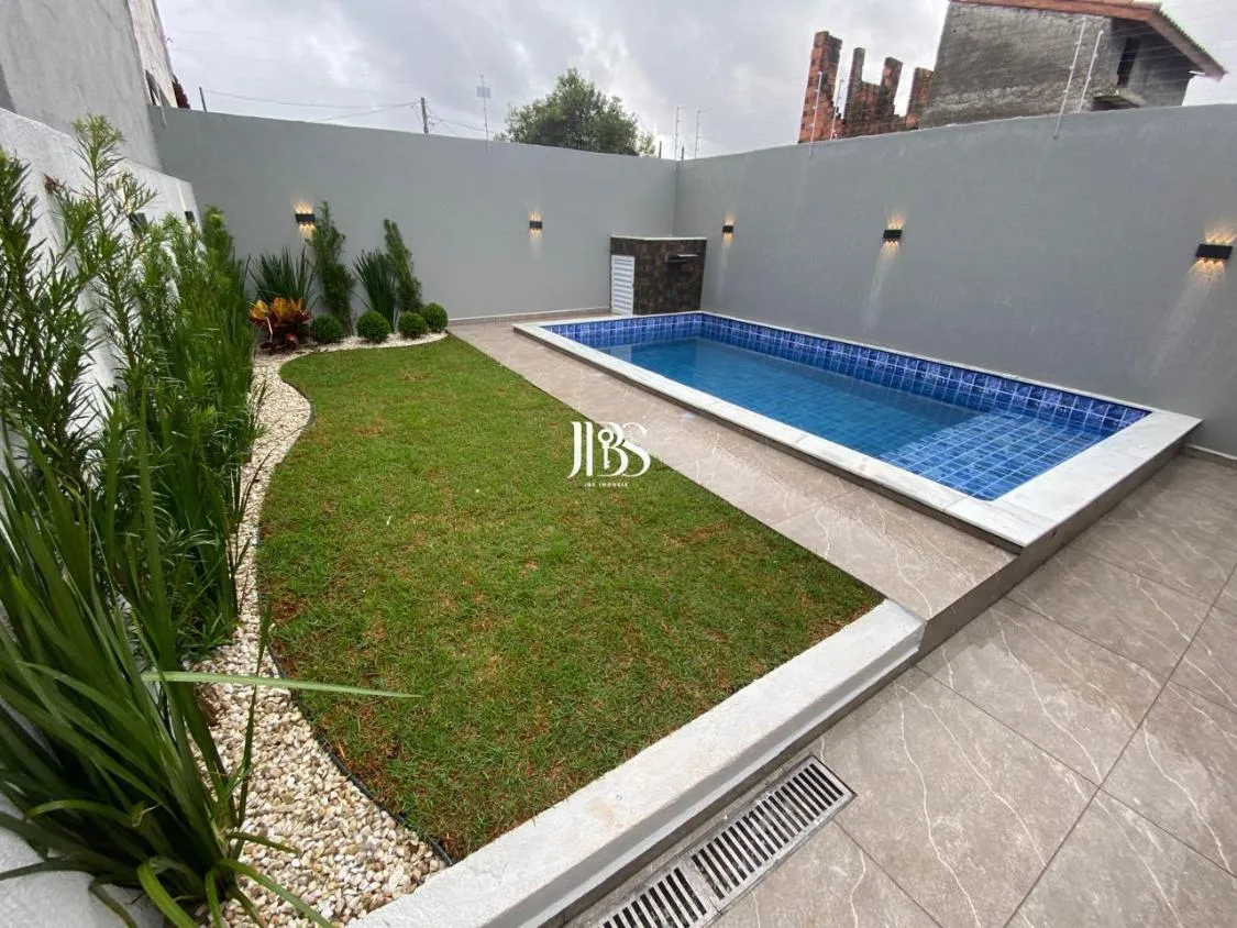 Imagem CASA NOVA COM PISCINA 2 DORM SENDO 1 SUITE ACEITA FINANCIAMENTO BANCÁRIO NO PARQUE AUGUSTO EM ITANHAÉM