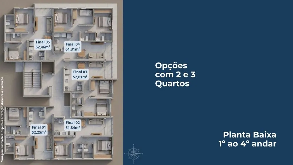 Imagem Apartamento com 2 dormitórios à venda, 52 m² por R$ 359.999,00 - Bairro dos Estados - João Pessoa/PB
