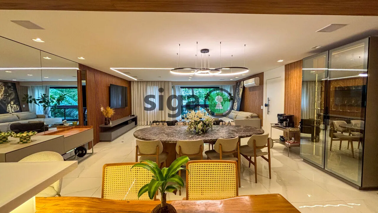Imagem Apartamento à venda no Panamby: 122m² , 3 dorms (2 suítes) decoração impecável e pronto para morar
