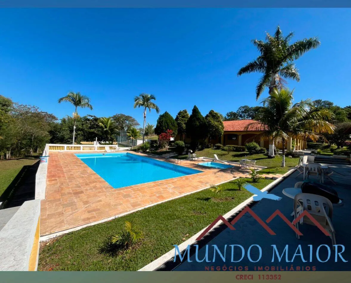 Imagem Chácara Completa: 5.000 m², Trifásico 3 Suítes, Salão, Piscinas e Vestiário