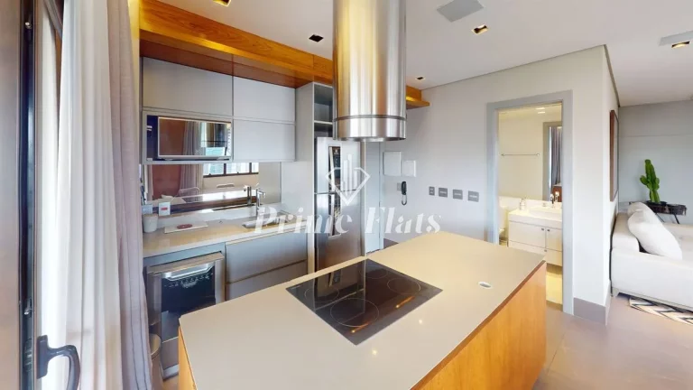 Imagem Flat disponível para locação no Cyrela by Pininfarina no Itaim Bibi, com 96m², 1 dormitório e 4 vagas