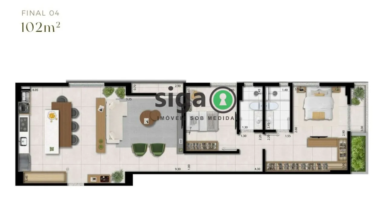 Imagem Apartamento para venda na Vila Romana 02 dormitórios, São Paulo - SP