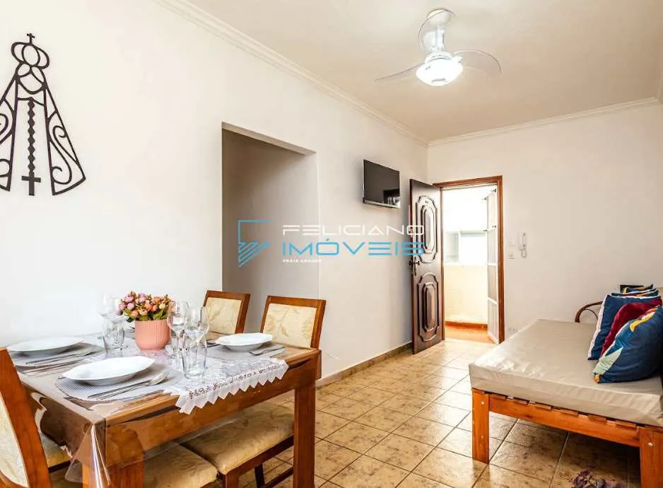 Imagem Apartamento com 1 quarto, Canto do Forte, Praia Grande - R$ 310 mil, Cod: 7023