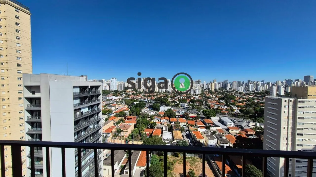 Imagem Studio 25 metros com varanda pronto para locação Airbnb na Vila Olimpia