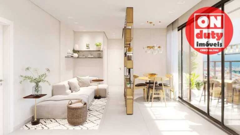 Imagem PRONTO PARA MORAR Apartamento com 2 dormitórios à venda, 65 m² a partir R$ 847.000 - Ponta da Praia - Santos/SP